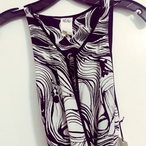 Ali Ro sleeveless wrap maxi dress